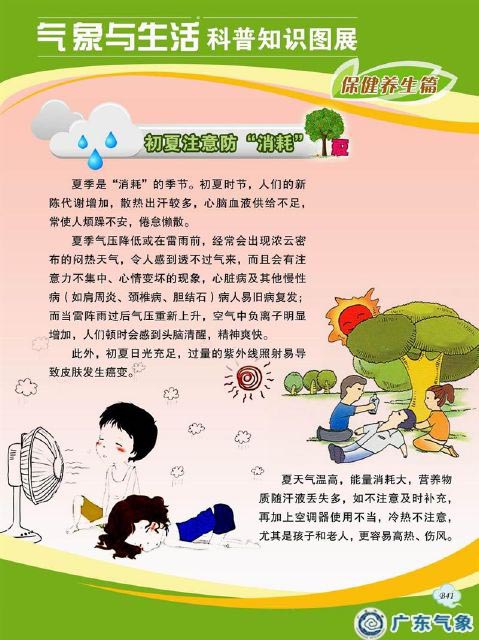 初夏注意防“消耗”