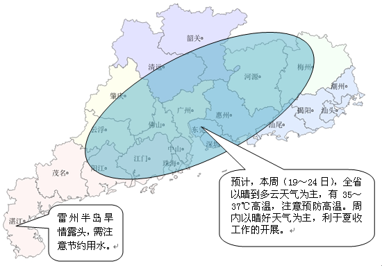广东省农业气象周报（2016年第9期）