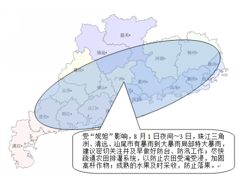广东省农业气象周报(2016年第11期)