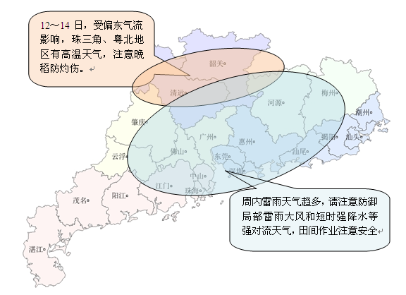 广东省农业气象周报(2016年第12期)