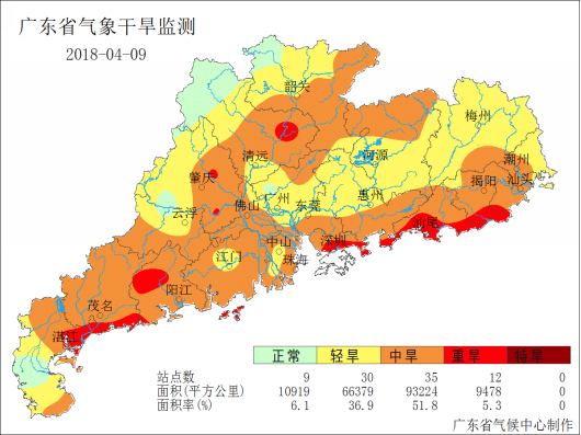 广东省农业气象周报（2018年第15期）