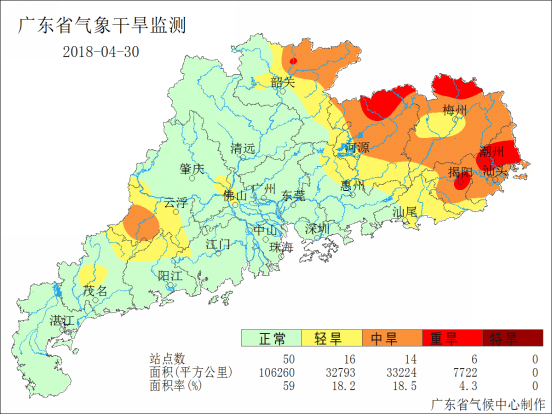 广东省农业气象周报（2018年第18期）