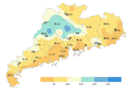 广东省农业干旱监测预报（2015年第10期的）