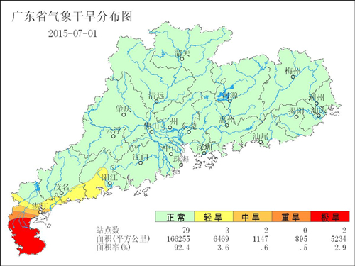 广东省农业干旱监测预报（2015年第12期）