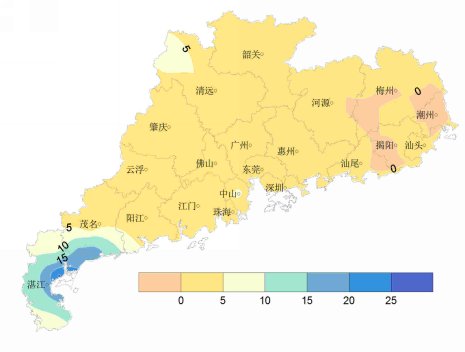 广东省农业干旱监测预报(2015年第23期)