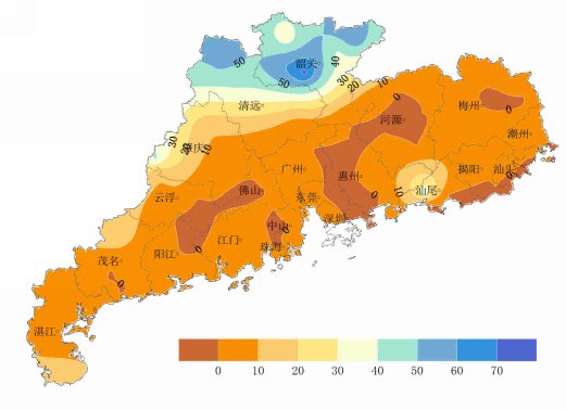 广东省农业干旱监测预报（2015年第25期）