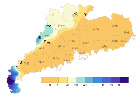 广东省农业干旱监测预报（2015年第27期）