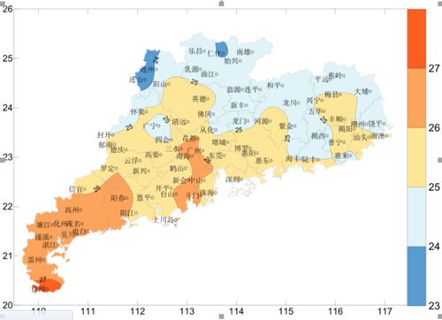 广东省2017年5月：全省降水略偏少