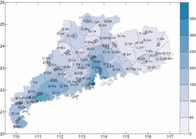 广东省2017年9月：气温偏高、降水略偏少、日照偏多
