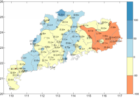 广东省2017年9月：气温偏高、降水略偏少、日照偏多