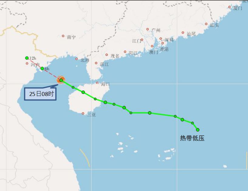 25-28日广东天气炎热,中北部有高温