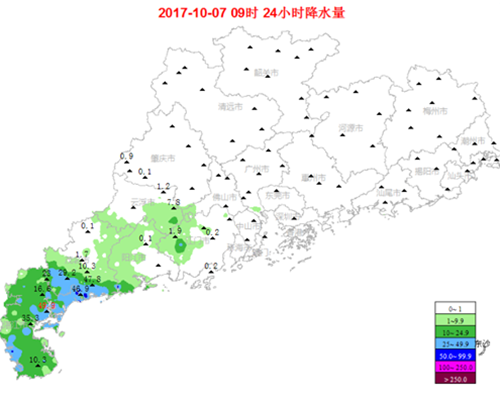 未来三天广东大部晴到多云