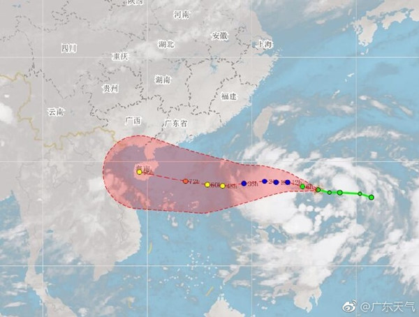 第20号台风即将生成 15-16日粤东和珠三角有大雨
