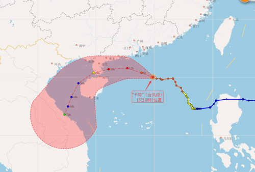 台风“卡努”将正面袭击粤西