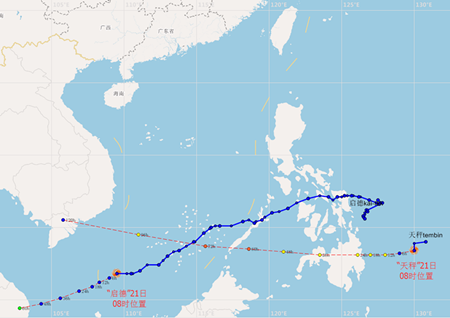 22-23日广东云量增多 气温回升