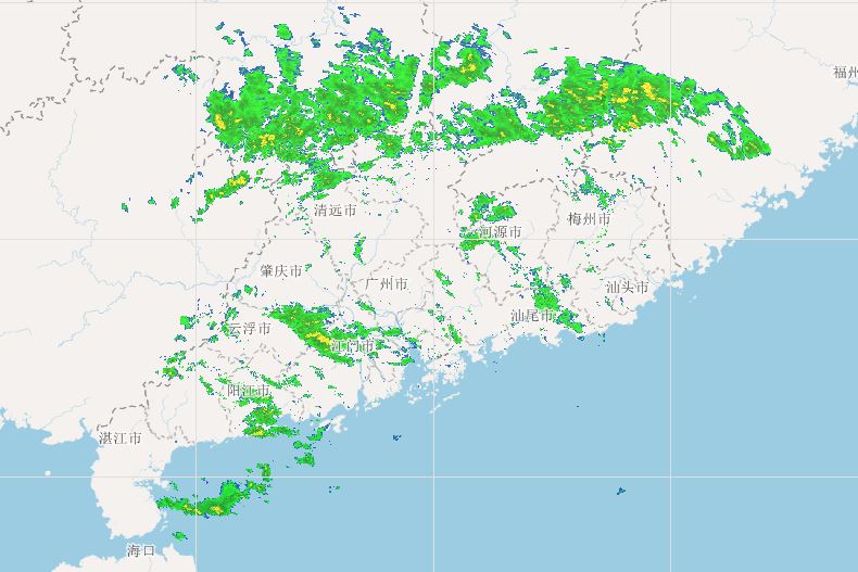 6-7日广东降雨明显，8-9日寒潮携风带雨入粤