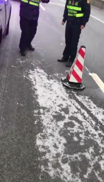 2018年广东第二场雪，落户清远连州南风坳