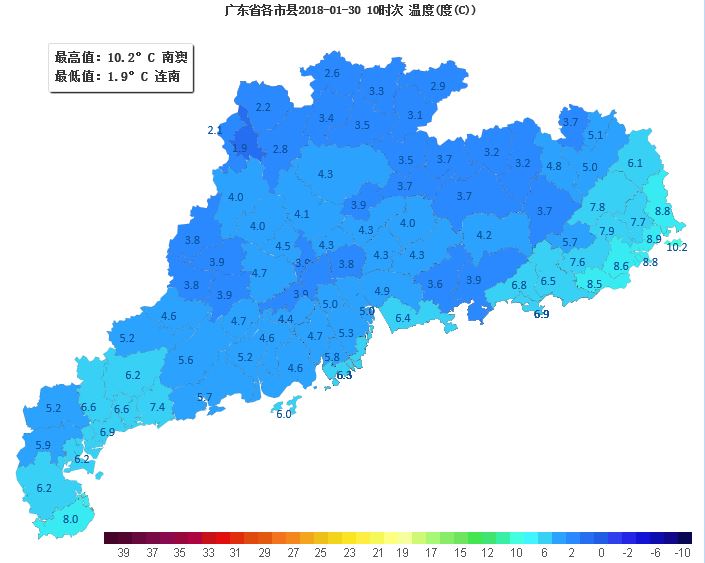 今明广东仍有大范围低温且高寒山区有冰冻