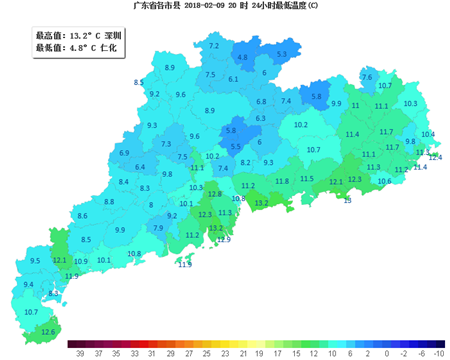 9日广东大部多云 10-11日有冷空气影响 