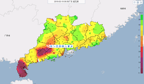 今明广东天气和暖 初五夜间起有冷空气影响