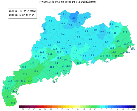 23-24日气温回升 25日受新一股冷空气影响