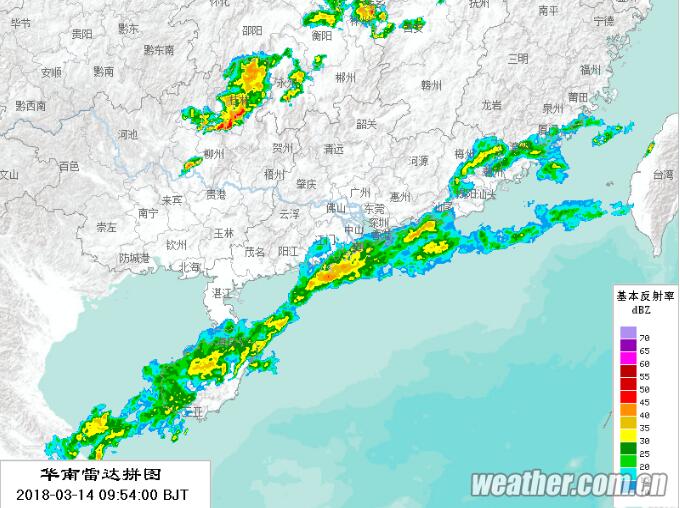 14-15日广东有阵雨