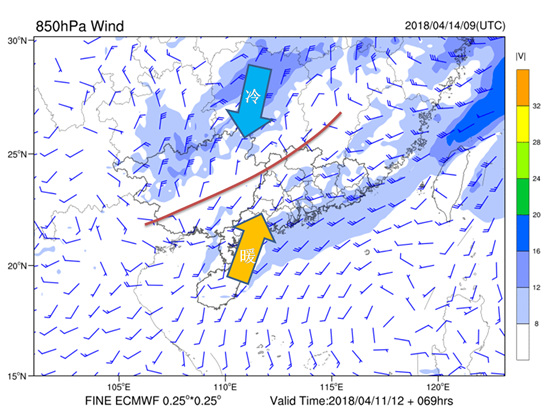 14-15日冷空气携雷雨入粤