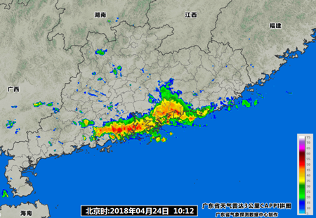 今天珠江三角洲仍有中到大雨局部暴雨