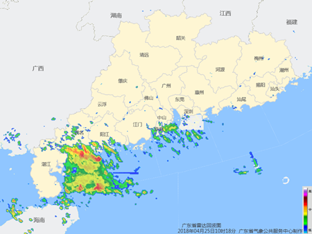 未来三天广东部分市县强降雨仍明显