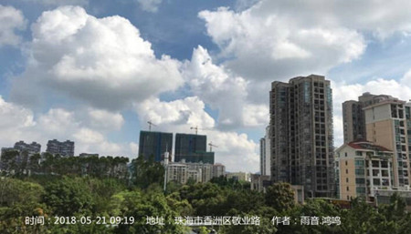 今明广东晴热持续 22日午后-23日转雷雨