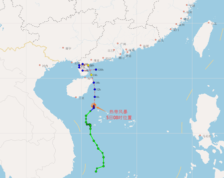今年第4号台风生成 6日登陆粤西