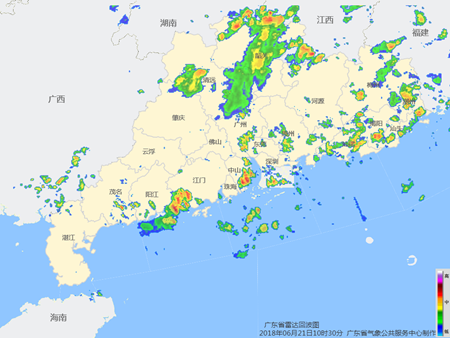 未来三天广东多雷雨 注意防御局地强对流