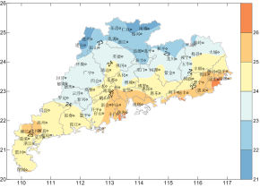气象盘点|广东省2017年10月我省气温略偏高,降水显著偏多,日照正常。