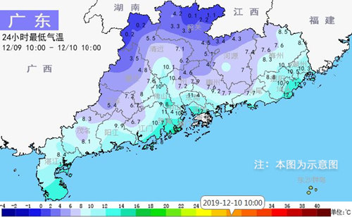 10-14日广东大部依然晴朗干燥