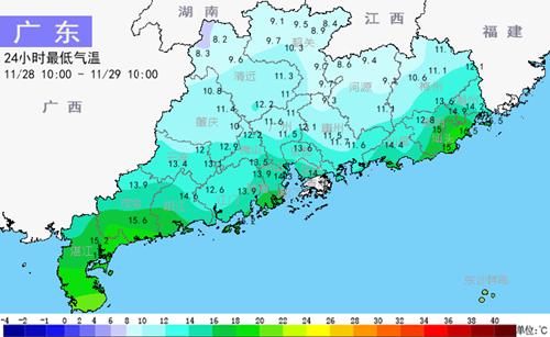 明后天气温小幅回升 1日又有冷空气入粤