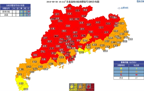 国庆假期广东天气干晴为主 
