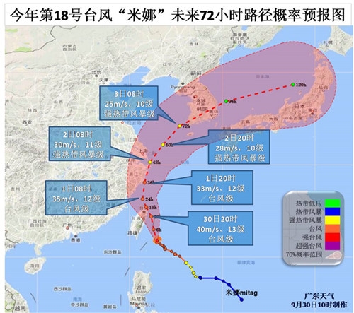 国庆假期广东天气干晴为主 
