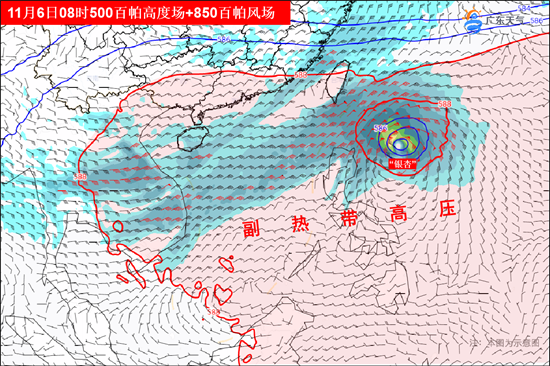 后期6日08时500百帕高度场与850百帕风场.png